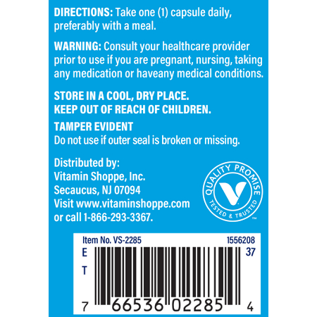 The Vitamin Shoppe Biotin Capsules, 1 MG Directions