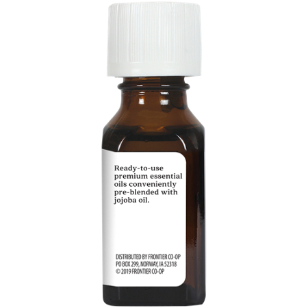 Aura Cacia Jojoba Oil & Sandalwood Essential Oil Blend bottle view 4