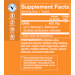Supplement Facts label for SAMe Mood Joint and Liver Support tablets 400 MG