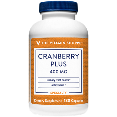 Cranberry Plus - Urinary Tract Health for Women - 400 MG (180 Capsules)