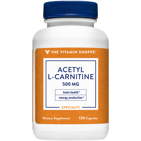 The Vitamin Shoppe Acetyl L-Carnitine bottle front
