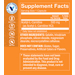 Supplement Facts label for L-Carnitine Supplements Acetyl L-Carnitine 500 mg