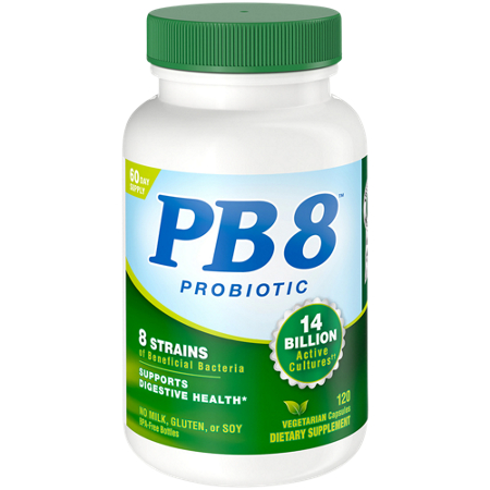 PB 8 Probiotic Acidophilus Vegetarian Capsules bottle front
