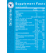 Supplement Facts label for Liquid Multivitamin Natural Orange Vanilla Flavor