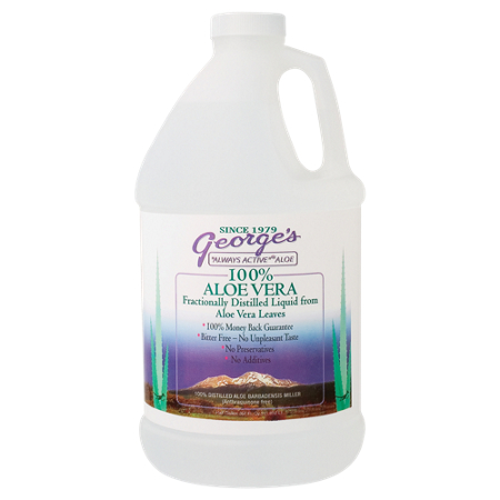 Georges 100 Percent Aloe Vera bottle front