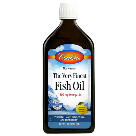 Carlson Laboratories The Very Finest Norwegian Fish Oil bottle front