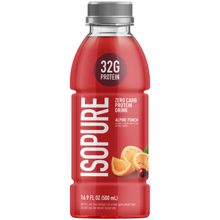 Isopure Protein Drink bottle front