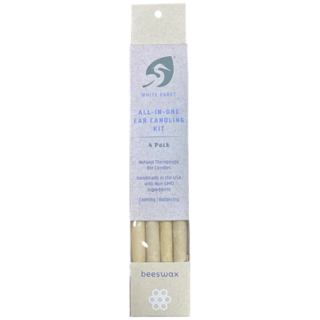 White Cone All-in-One Ear Candling Kit box front