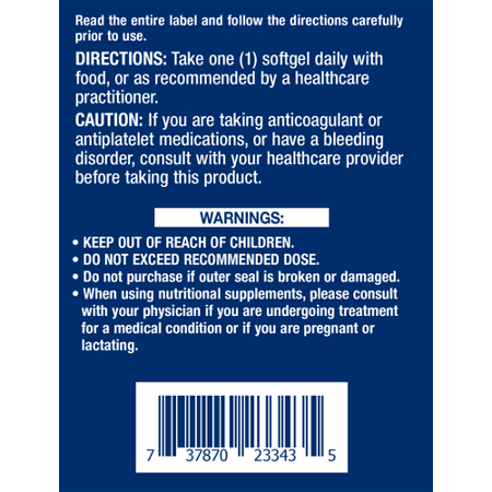 Doctors Best High Absorption CoQ-10 100 MG softgels back