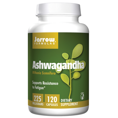 Jarrow Formulas Ashwagandha 225 MG capsules bottle front