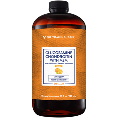 Liquid Glucosamine & Chondroitin With MSM - Orange