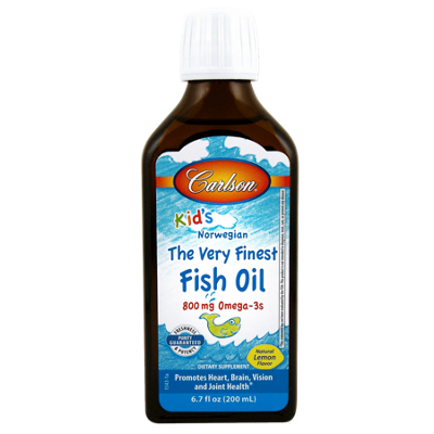 Children's Norwegian The Very Finest Fish Oil - 800 MG - Natural Lemon Flavor (6.7 Fluid Ounces)