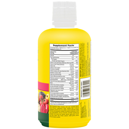 Natures Plus Source of Life Prenatal Liquid Multivitamin bottle view 3