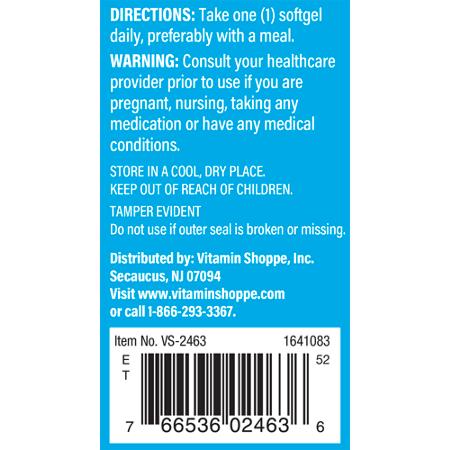 Directions for The Vitamin Shoppe Vitamin D3 2000 IU Softgels