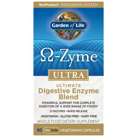 Garden of Life Omega-Zyme Ultra Digestive Enzymes Blend capsules view 2