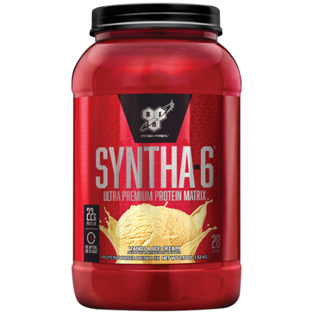 BSN Syntha-6 Ultra Premium Protein Matrix container front