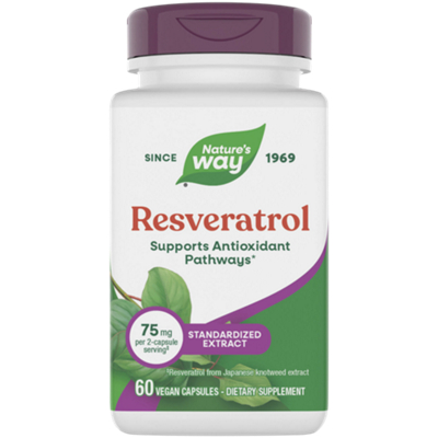 Resveratrol - Synergistic Free Radical Protection (60 Vegan Capsules)