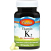 Carlson Laboratories Vitamin K2 MK-4 Menatetrenone capsules 5 MG bottle front