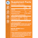 Supplement Facts label for Carnipure L-Carnitine Amino Acid 1100 MG