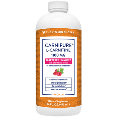 Carnipure L-Carnitine Amino Acid - 1,100 MG - Raspberry (16 fl. oz.)