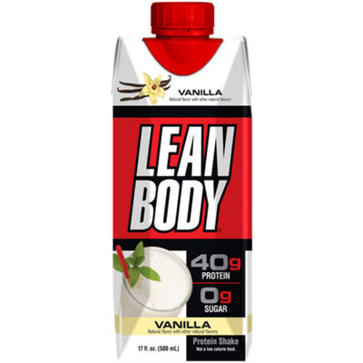 Lean Body Protein Shake - 40g Protein - Vanilla (17 Fl Oz. / 12 Drinks)