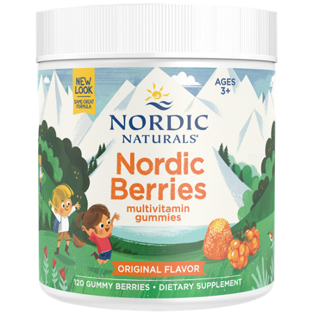 Nordic Naturals Nordic Berries multivitamin gummies jar front