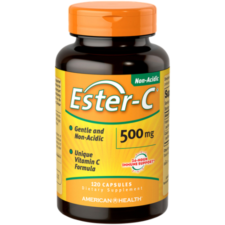 American Health Ester-C capsules 500 MG bottle front