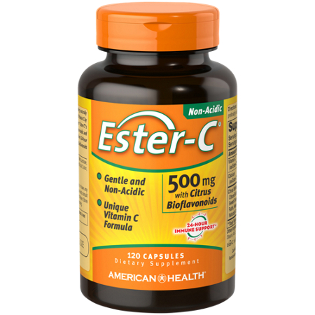 Ester C with Citrus Bioflavonoids capsules 500 MG bottle front