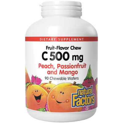 C 500 Natural Fruit Chews - Peach/passionfruit/mango