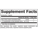 Celery Seed Extract Capsules Supplement Facts Label