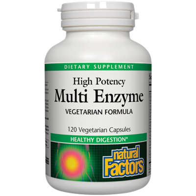High Potency Multi Enzyme - Vegetarian Formula (120 Tablets)