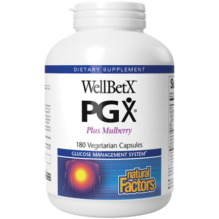 WellBetX PGX with Mulberry by Natural Factors bottle front