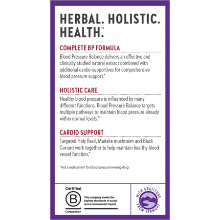 Directions for New Chapter Blood Pressure capsules