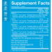Supplement Facts label for Active C with Bioflavonoids Vitamin C 500 MG tablets