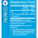 Supplement Facts label for Comfort Iron Vegetarian Capsules 25 MG