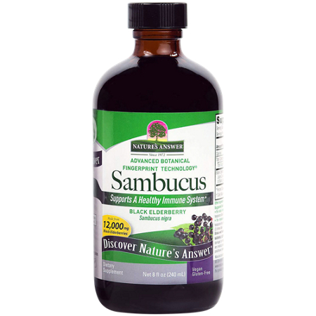 Natures Answer Sambucus Black Elderberry Extract Syrup alternate view 2