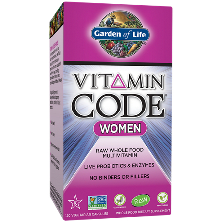 Garden of Life Vitamin Code Women Multivitamin box front