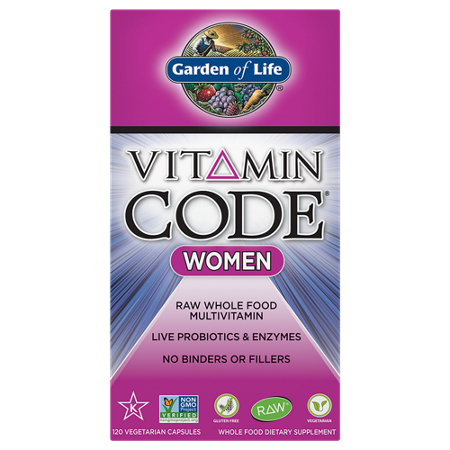 Garden of Life Vitamin Code Women Multivitamin box view 2