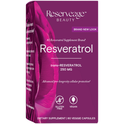 Resveratrol with Active Trans-Resveratrol - 250 MG (60 Vegetarian Capsules)