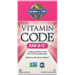 Garden of Life Vitamin Code Raw B12 Vegan Capsules box front