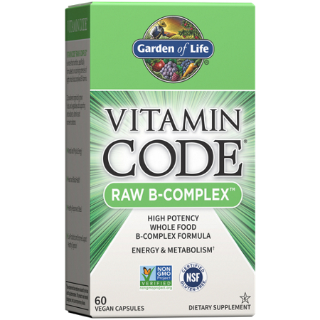 Garden of Life Vitamin Code Raw B-Complex box front