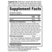 Supplement Facts label for Garden of Life Vitamin Code Raw Vitamin C 500 MG