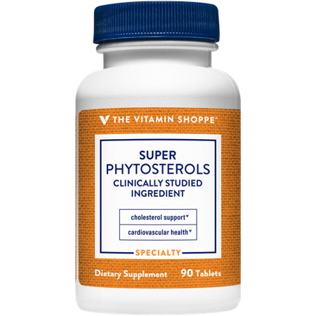 The Vitamin Shoppe Super Phytosterols tablets bottle front