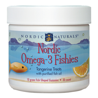 Nordic Omega-3 Gummies with Purified Fish Oil – Tangerine (30 Gummies)