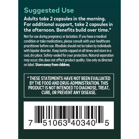 Gaia Herbs Stress Response capsules view 4