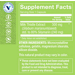 Supplement Facts label for Milk Thistle Extract 300 MG