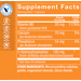 Supplement Facts label for 5-HTP with Vitamin B6 for Mood Support 100 MG