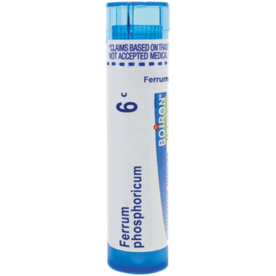 Ferrum Phosphoricum 6C - Homeopathic Medicine for Low or Mild Fever (80 Pellets)