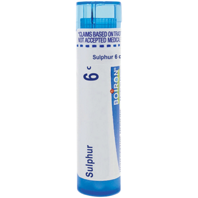 Sulphur 6C - Homeopathic Medicine for Skin Rash (80 Pellets)