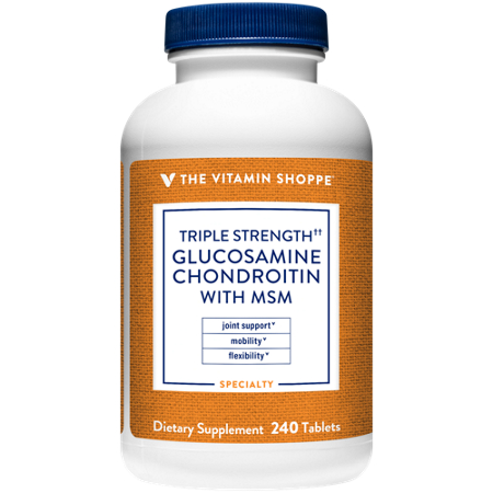 Triple Strength Glucosamine Chondroitin with MSM tablets